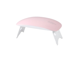 Mini Lâmpada Led Uv para Unhas Rosa