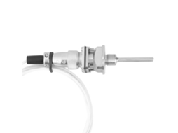 Sensor De Temperatura Rtd Pt100 Laxiscreed Com Rosca M14, Cabo Ptfe E Conector Destacável