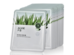 Máscaras Faciais De Aloe Vera Com Umidificação E Controle De Óleo