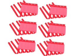 Pulseiras Descartáveis De Identificação Médica Artibetter Em Pvc Vermelho, Pacote Com 100 Unidades, Confiáveis E