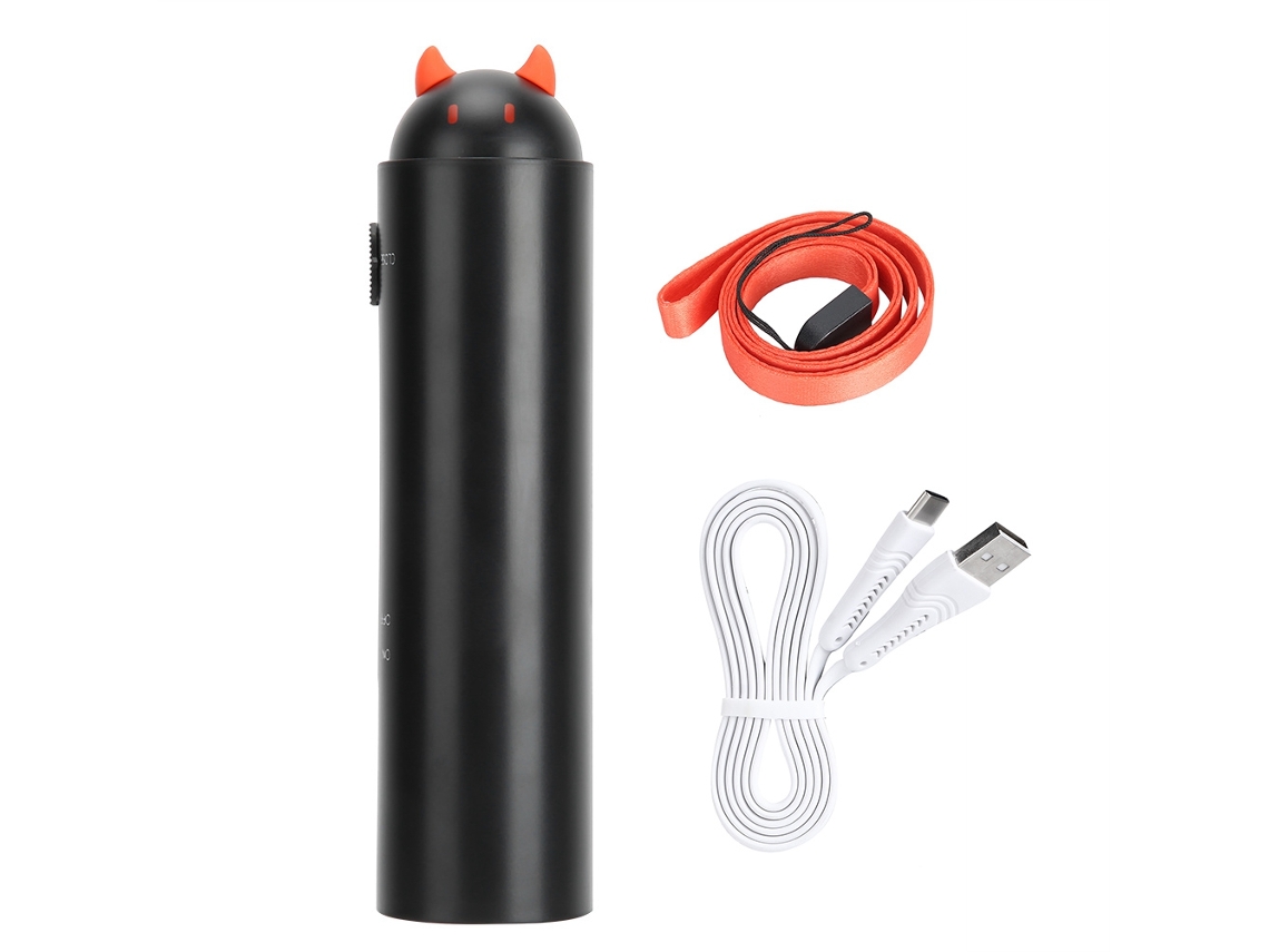 Ventilador Portátil Telescópico com Bateria Usb Preto