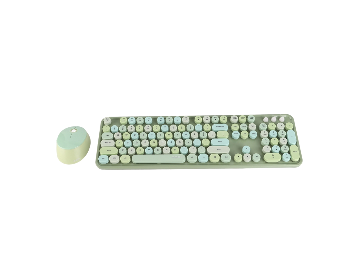 2026 combo de Teclado e Mouse Sem Fio Ergonômico Usb