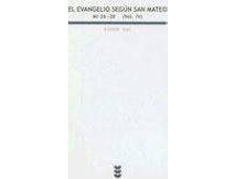 Livro El Evangelio Segun San Mateo IV : Mt 26-28 de Ulrich Luz (Espanhol)