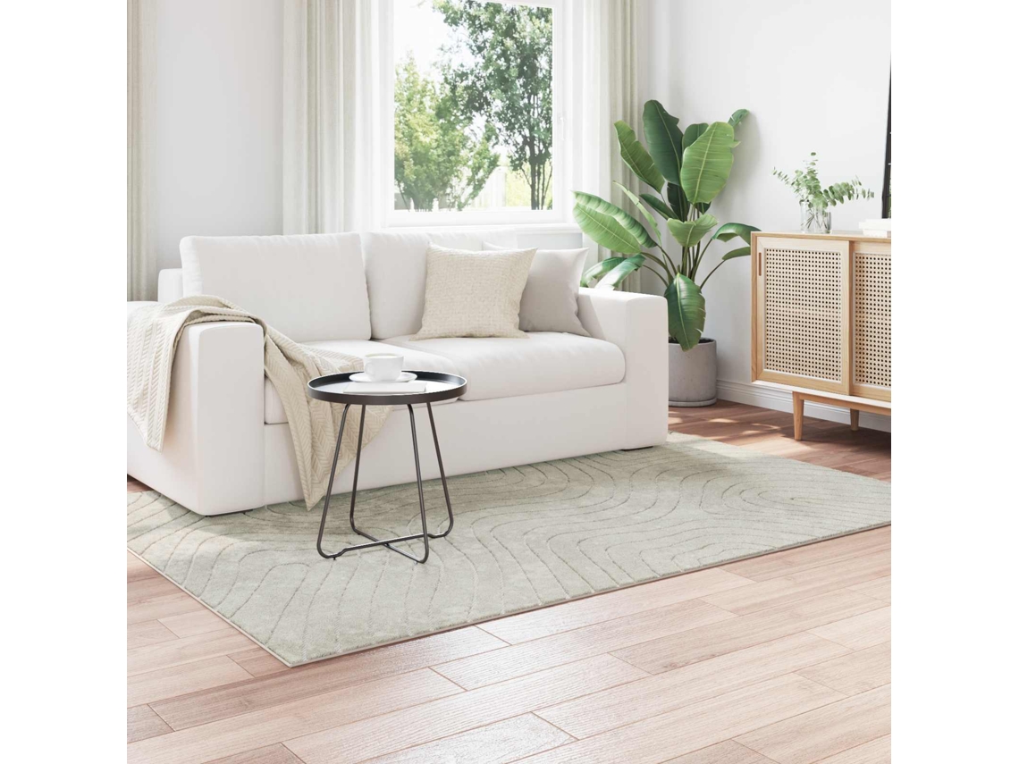 Vidaxl Tapetes De Área Retangular Palmeras Verde 160 X 230 Cm