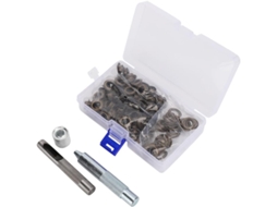 Kit de ferramentas para aplicação de Ilhós em roupas e bolsas, redondo