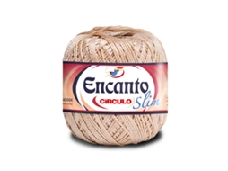 Fio De Crochet Circulo Encanto Slim 100g Amendoa 7650
