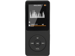Reprodutor de MP3/MP4, Bluetooth, tela de 1,8 polegadas, reprodutor de música portátil com resolução de 128x160, sem perdas, leve.