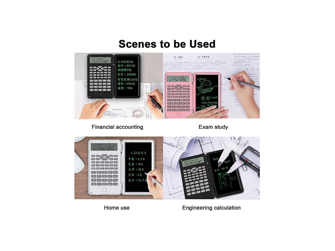 Calculadoras Científicas, Calculadora De Mesa De Bolso Com Visor Lcd De 12 Dígitos Para Casa E Escola. Everley891