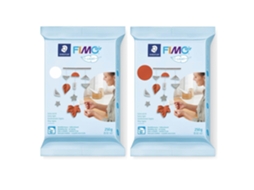 2 Fimo Air Light Argilas de polímero 250 G Terracota branca Staedtler