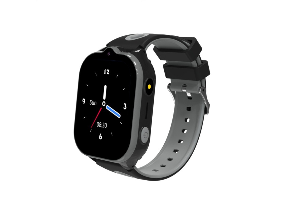 Smartwatch para Crianças Gps 4g Chamadas Sim Câmera preto YANYXR