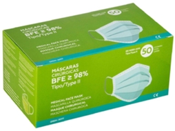 Máscaras Cirúrgicas Tipo II 98%