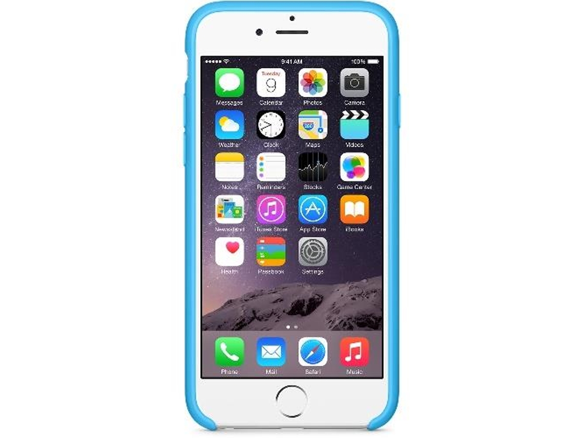 Capa APPLE Iphone 6 de silicone Azul