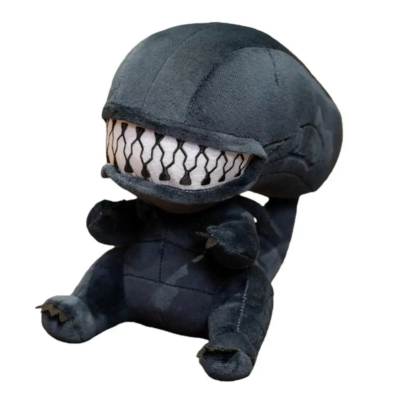 Brinquedo de Pelúcia Super Fofo de 20cm com Formato Peculiar, Boneco de Desenho Animado Macio e Adorável. MDUG (preto 20cm)