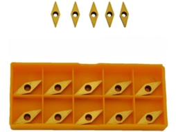 Pacote Com 10 Insertos De Metal Duro Vcmt110304 Vcmt221 Para Processamento De Aço