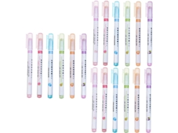 Conjunto De 18 Marcadores Fluorescentes Multifuncionais Sewacc Para