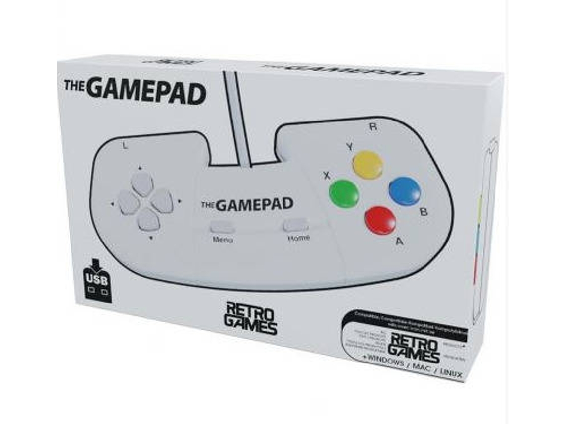 Comando THE GAME PAD para The Spectrum Consola Retro (Branco)