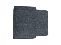 Organizador de cabeceira com bolsa de feltro antiderrapante, bolsa lateral de sofá, organizador de suspensão, Slowmoose cinza escuro