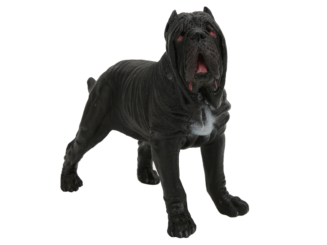 Primerox brinquedo Infantil Modelo de Cachorro Neapolitan Mastiff Miniatura Decorativo para Casa