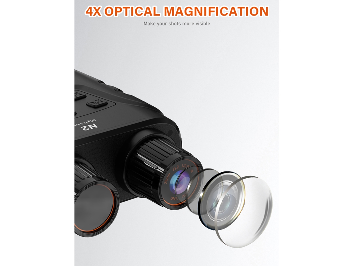 Dispositivo de Visão Noturna Binocular Visão Noturna Infravermelha Observação Ao Ar Livre EOOCOO