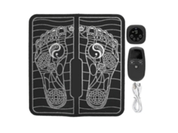 Tapete Massageador Elétrico Para Pés Com Usb, Lcd E Ems, Estimulador De Pés.
