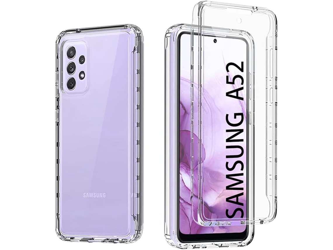 Película de Ecrã Antiqueda para Samsung Galaxy A52 HONGWE. Pele Sintética Transparente