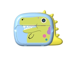 Halinuia Câmera De Impressão Wifi Infantil Tela 2,4 Polegadas Estilo Dinossauro