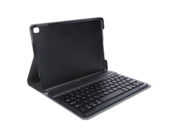Funda protetora com teclado Bluetooth sem fios desmontável para tablet com slot para lápis, preta | S/MARCA
