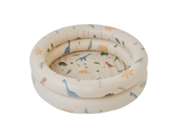Mali piscina Inflável Infantil Redonda com Fence Segura Pvc Anti furto para Brincar e Nadar Bege
