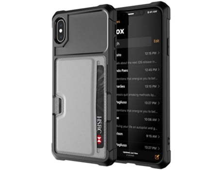 Capa iPhone XR WISETONY Ricoonline-178 Cinza