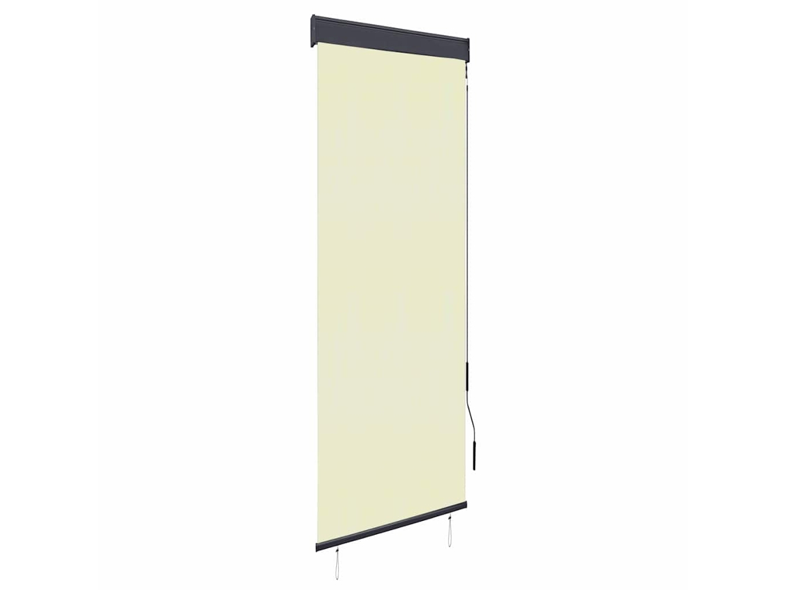 Vidaxl Estore De Rolo Para Exterior 60x250 Cm Creme