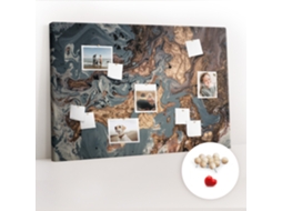 Lousa De Cortiça Mármore Decorativo Para O Corredor Espelharte (120x80 Cm)