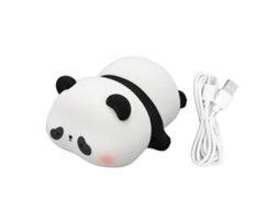 Laxiscreed Luz Noturna Panda Para Crianças, Recarregável Por Usb E Silicone Macio