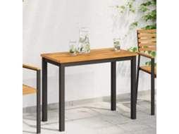 Vidaxl Tampo De Mesa Óleo Natural 90 X 45 X 2 Cm
