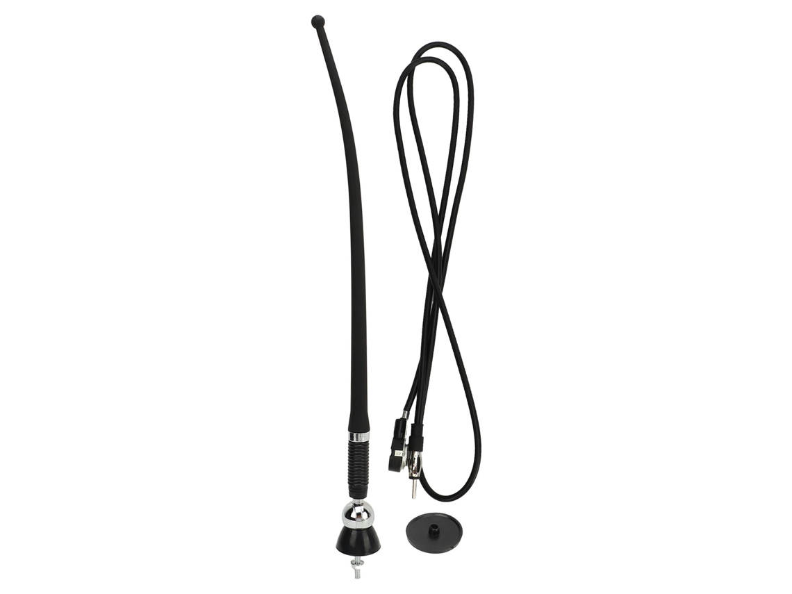 Antena universal de teto de carro Slowmoose de 16,9 polegadas, rádio FM AM estéreo, antena estendida