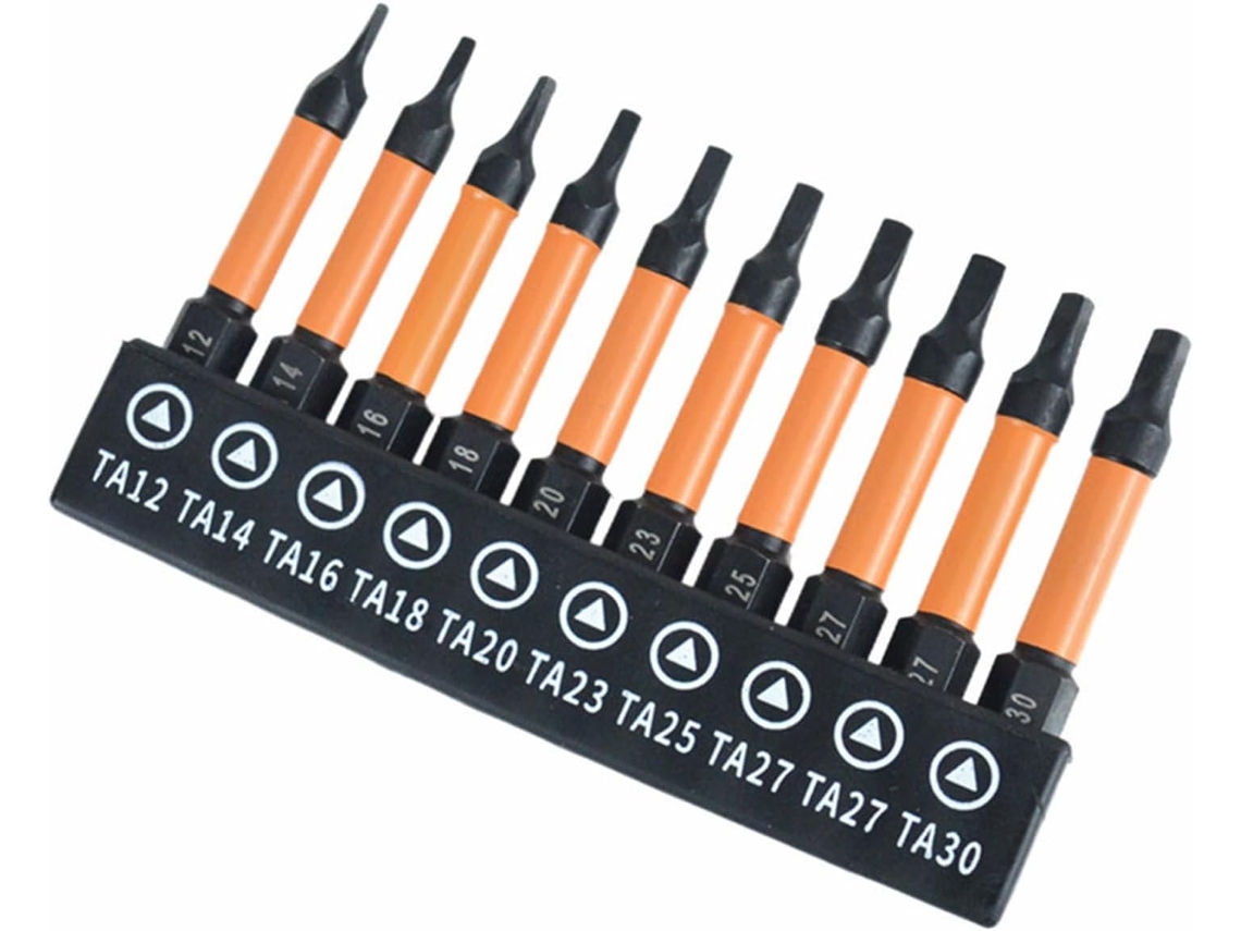 Conjunto De 10 Chaves Fenda Triangulares Ergonômicas Com Design