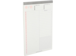 Bloco De Notas Multifuncionais Em Papel Branco 60 Páginas Léger Et Pratique Pour Planning Quotidien Ou Maison