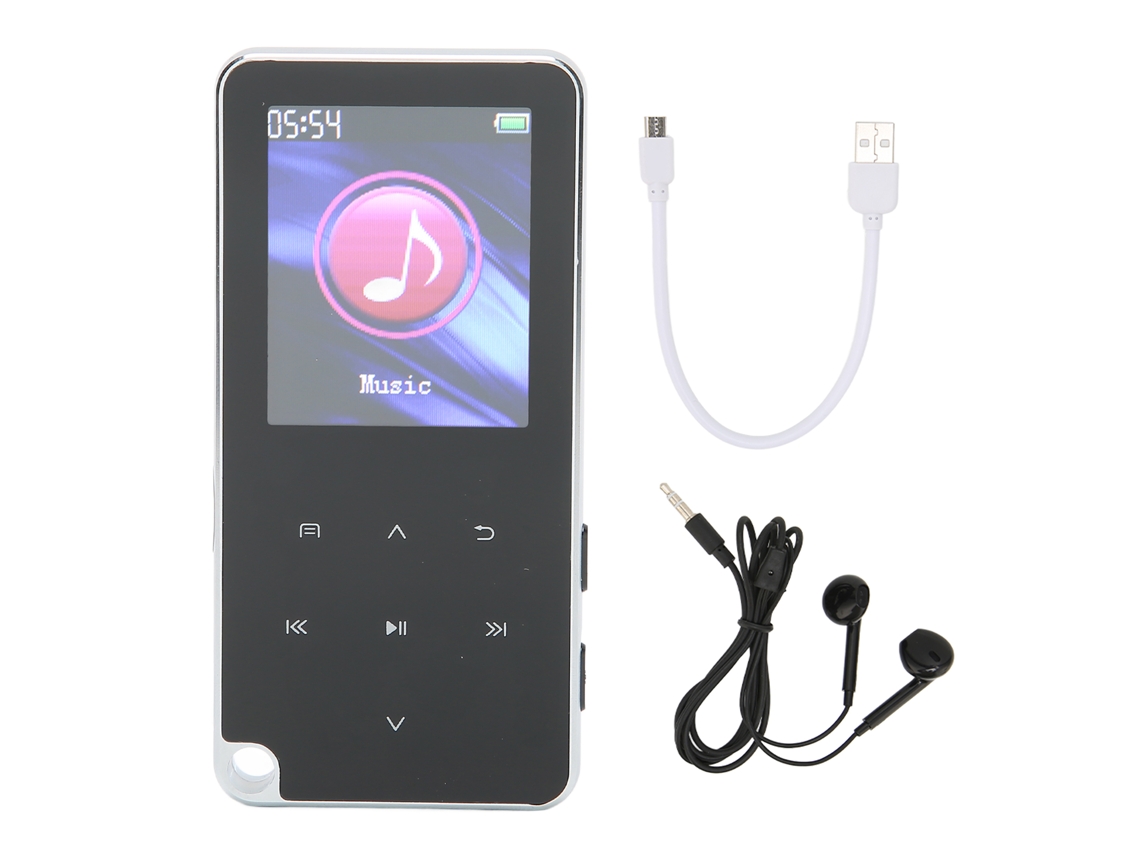 Mali reprodutor de Música Digital 1.8 Polegadas Bluetooth 4.0 com Função de Gravação 32gb para Caminhada e Corrida