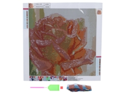 Kit De Pintura Com Diamantes Padrão Rose Da Laxiscreed Para Decoração Elegante E Fácil