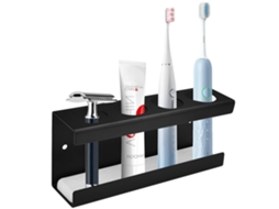 Suporte De Parede Para Escovas De Dentes Elétricas,4 Lugares,inox,adesivo,organizador Higiênico Para Casa De Banho Btforus