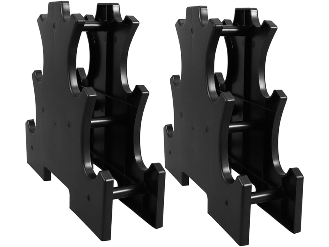Suporte para Halteres BESPORTBLE, Conjunto de 2 Peças, em Plástico, Resistente | S/MARCA