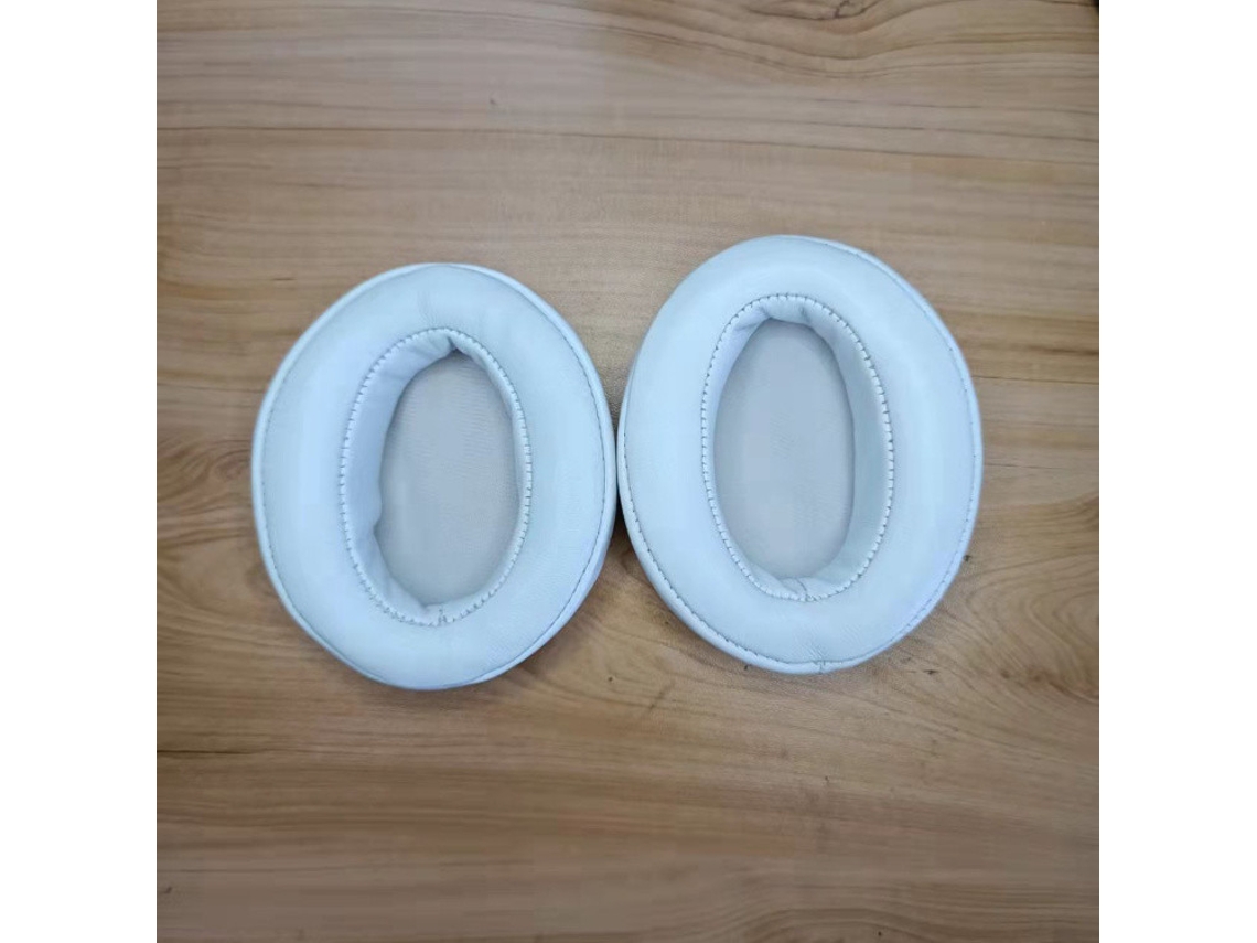 Almofada para Auscultadores Sennheiser Momentum 2.0 de Orelhas de Espuma Macia Pele de Carneiro Branco XIAOMOYU