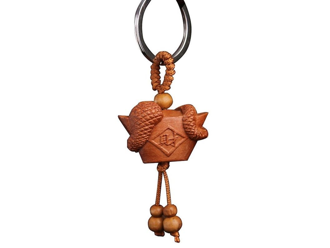 2026 pendente de Madeira com Estilo do Zodíaco Chinês Chaveiro para Carro e Bolsa Presente Decorativo Bosaid