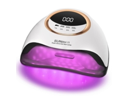 Lâmpada Uv de 280 W Compatível com Unhas, 66 Leds, Secador Unhas 4 Temporizadores, Secagem Esmalte em Gel Sensor Intelig GOKOCO