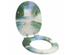 Conjunto 1 Tampa Para Assento De Sanita Vidaxl Verde Mdf (44 X 38 Cm)