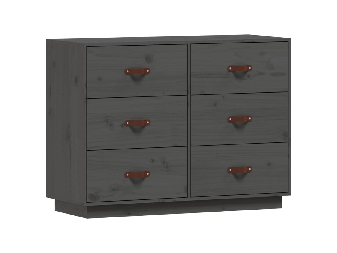 Sideboard, Sideboards Vidaxl Cinzeto Madeira De Pinho (n/a)