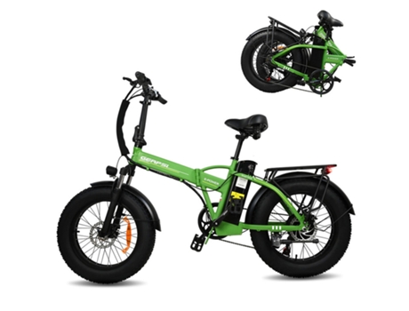 Bicicleta Elétrica GERPSI D1 1000W 48V 13Ah 45Km/H-Verde