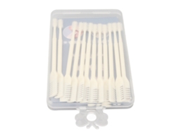 12pcs Recortador De Nariz Rotativo 360 Grados De Acero Inoxidable Con Doble Cabeza Portátil