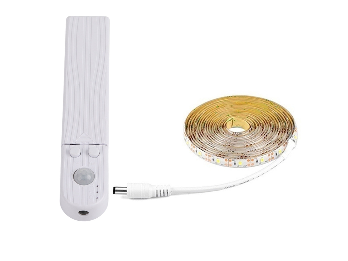 2026 luz Led com Sensor de Movimento Sem Fio 1m 2m 3m, Luz Noturna com Bateria para Cama, Armário, Corredor, Escadas