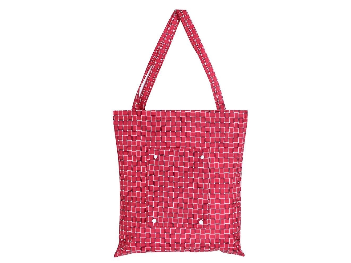 Sacola Dobrável Reutilizável para Compras, Frutas e Vegetais, com Grande Capacidade GOKOCO (vermelha)