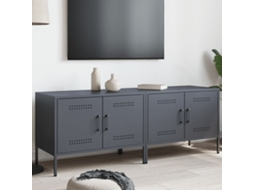 Vidaxl Móveis De Tv 2 Pcs 68x39x50,5 Cm Aço Antracite